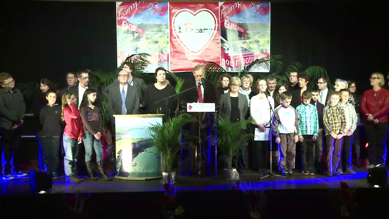 Cérémonie des voeux de la municipalité de Fécamp