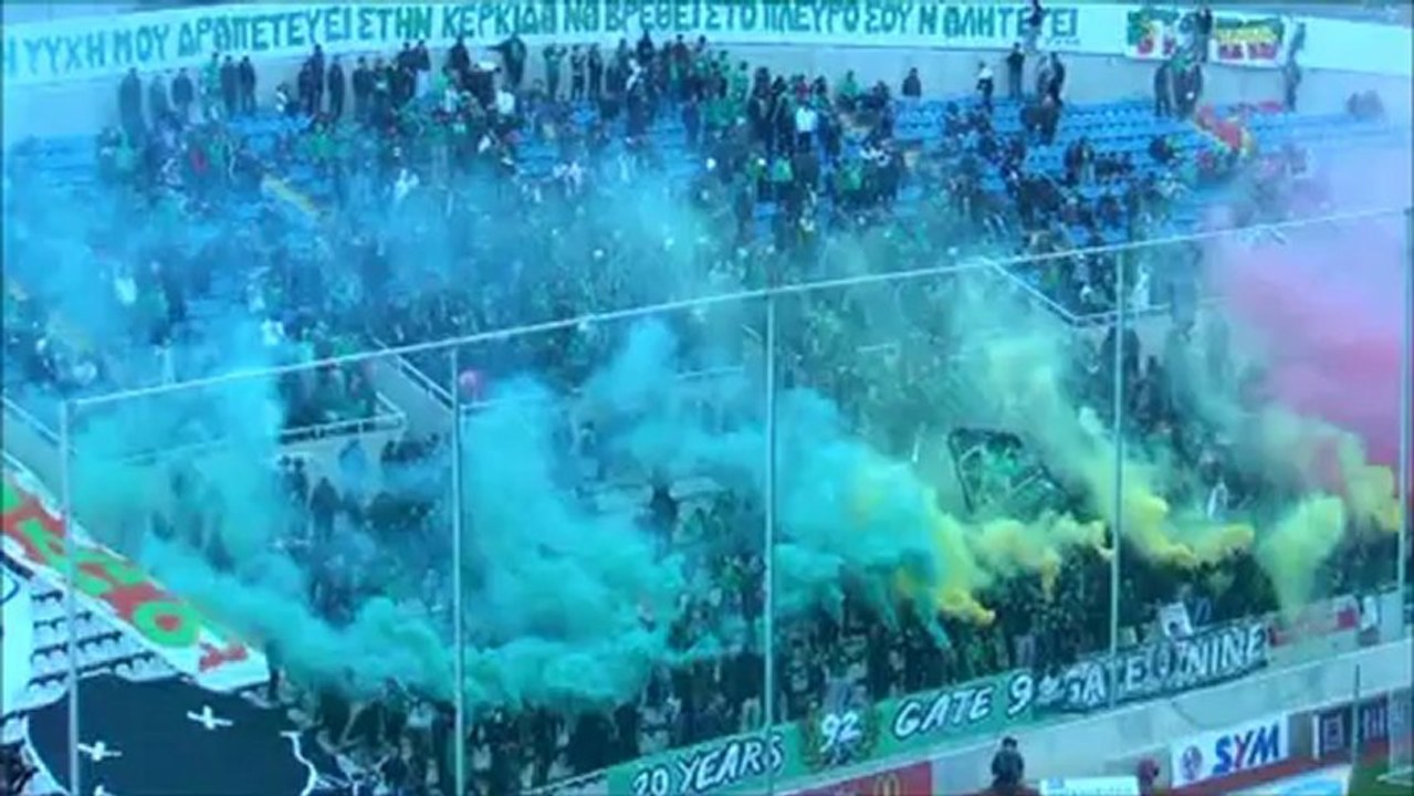 Ομόνοια-ΑΕΛ Ομόνοια fans