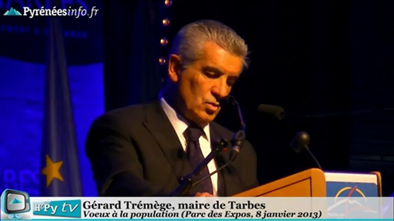Tarbes Voeux de Gérard Trémège (8 janvier 2013)