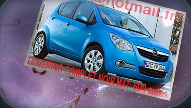 Opel Agila, Opel Agila, essai video Opel Agila, covering Opel Agila, Opel Agila noir mat