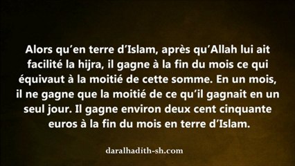 Je leur conseille à tous de sortir des pays mécréants - cheikh al 'Adani