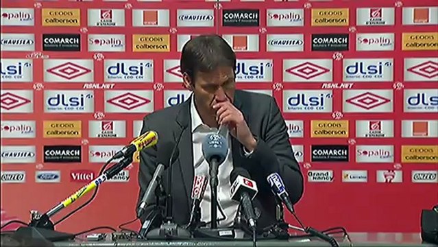 Conférence de presse AS Nancy-Lorraine - LOSC Lille : (ASNL) - Rudi GARCIA (LOSC) - saison 2012/2013