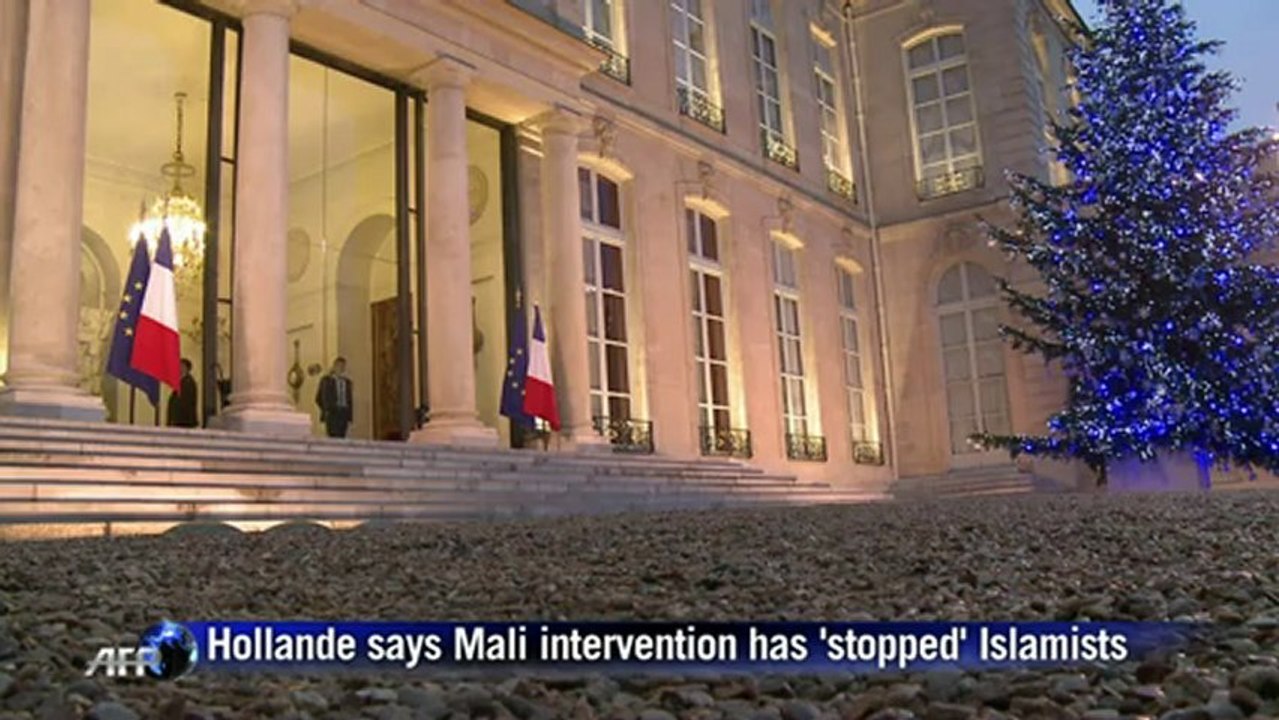 Hollande: Mali intervention has 'stopped' Islamists
