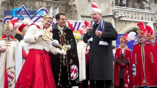 Narrhalla Prinzenpaar 2013 Volkstümliche Inthronisation @ Marienplatz München