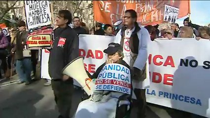 Nueva "marea blanca" contra la privatización de la Sanidad en Madrid
