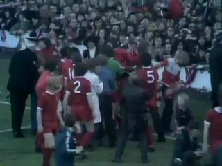Shanks and the Kop celebrates the 73 Championship
