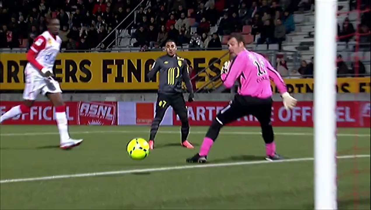 But Nolan ROUX (1ème) - AS Nancy-Lorraine - LOSC Lille (2-2) - saison 2012/2013