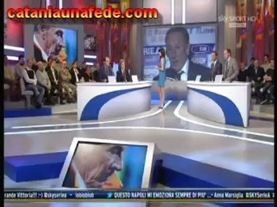 Zeman nel post partita sky