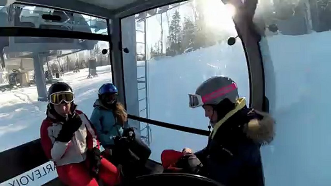 ski au Massif de Charlevoix