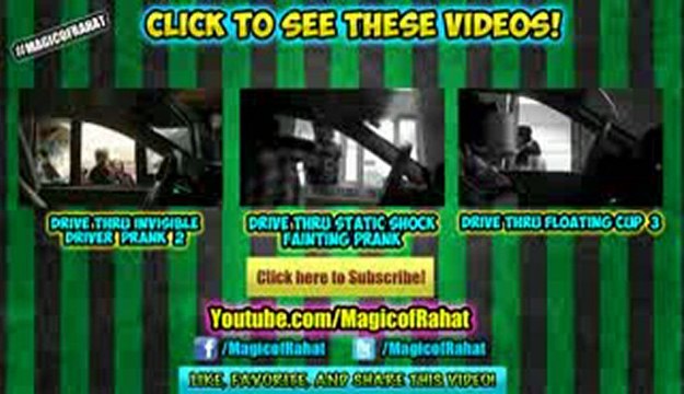 Drive Thru Invisible Driver Prank