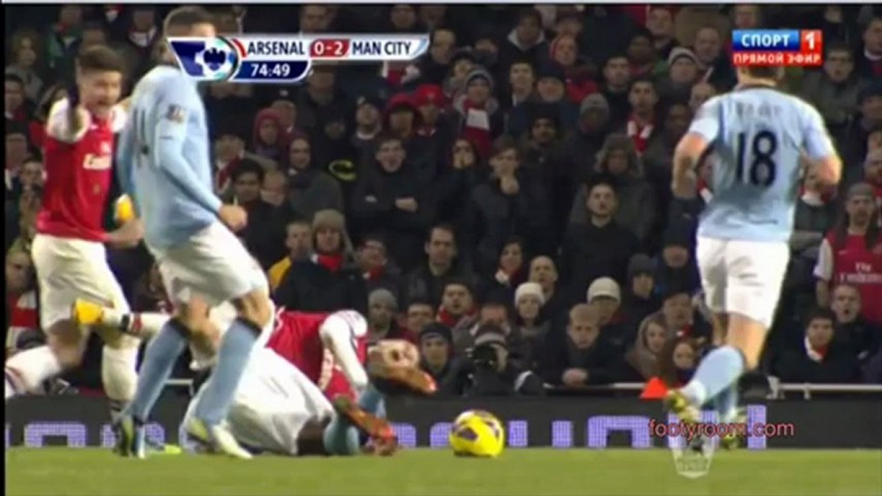 আর্সেনাল (০) ভস ম্যান সিটি (২)