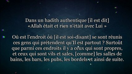L'égarement de dire qu'Allah est partout - cheikh al Albani