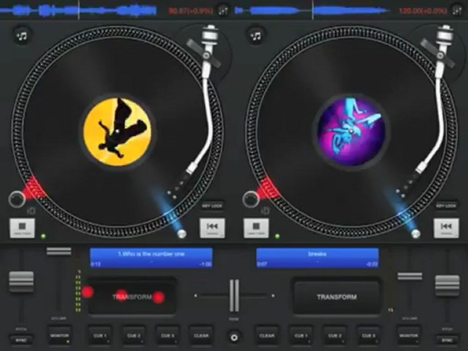 Fast scratching with podDJ