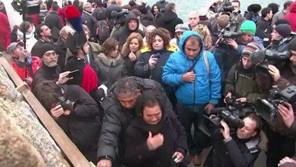 Famílias relembram naufrágio do Concordia