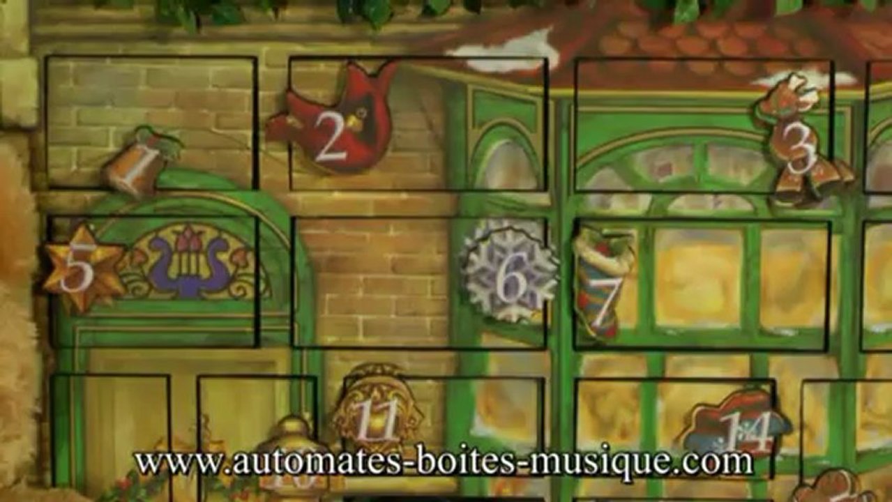 Calendrier musical de l'Avent à automates
