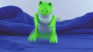 Jouet automate mécanique Grenouille verte