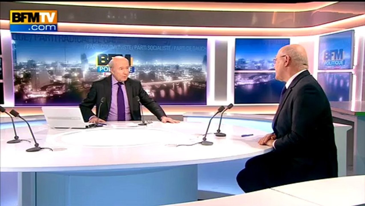 BFM Politique : l'interview de Michel Sapin par Olivier Mazerolle