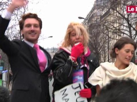 Les opposants au mariage gay défilent dans les rues de Paris