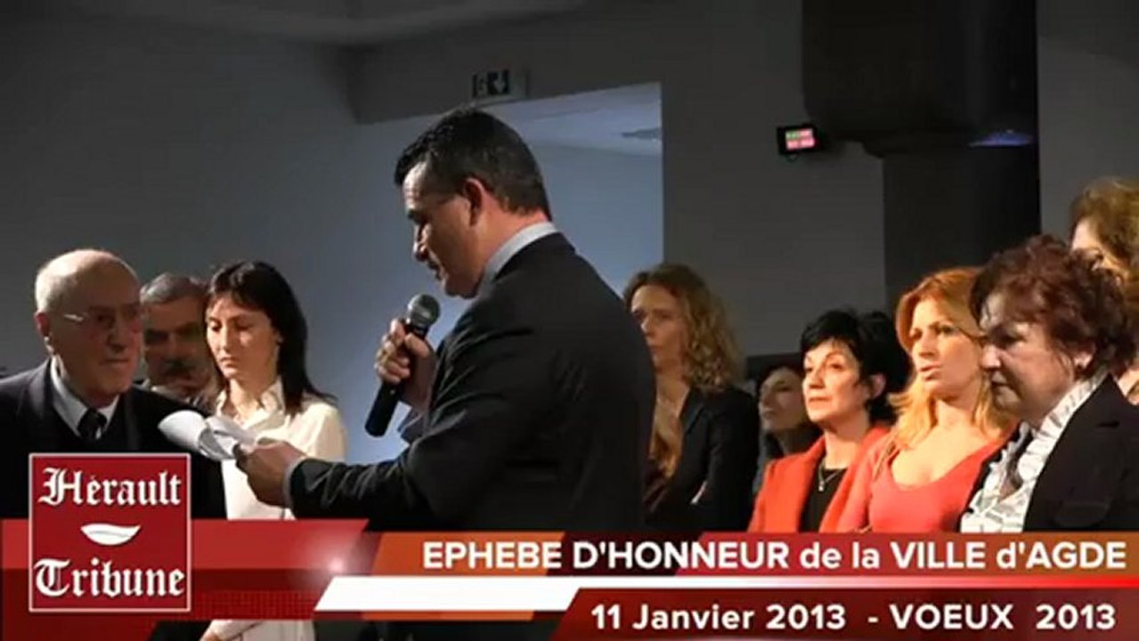 AGDE - 2013 - 13 Agathois à l'Honneur pour l'année 2013 lors des Voeux Municipaux