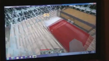Minecraft walk-through Chapter 14 with zombies and creepers.