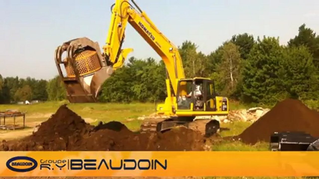 Excavator Bucket screener Godet cribleur tamiseur Beaudoin