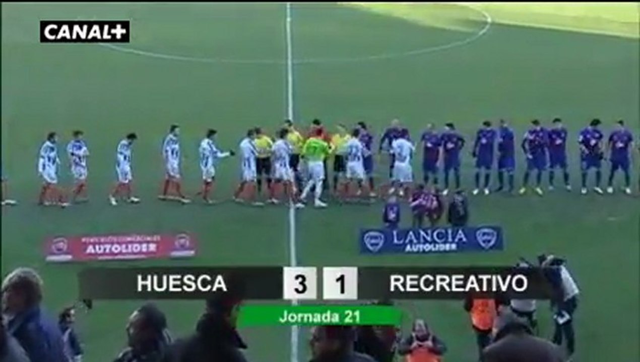Liga Adelante  Huesca 3  Recreativo de Huelva 1