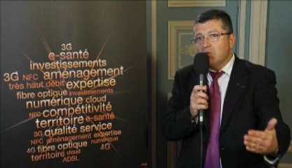 Franck Proust interviewé aux rendez-vous parlementaires d'Orange 141112