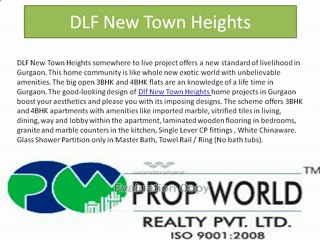 DLF New Town Heights