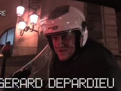 Paris Dernière : Quand Gérard Depardieu surpris en scooter en plein paris !