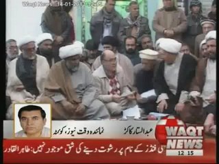 Hazara Community,s Sit-in End News Package 14 January 2013