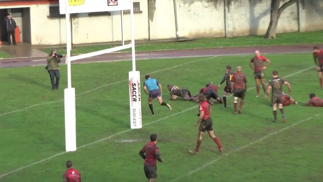 L'ASC a brillé ce dimanche à Limoux en remportant le derby 12 à 16 sous une pluie battante.