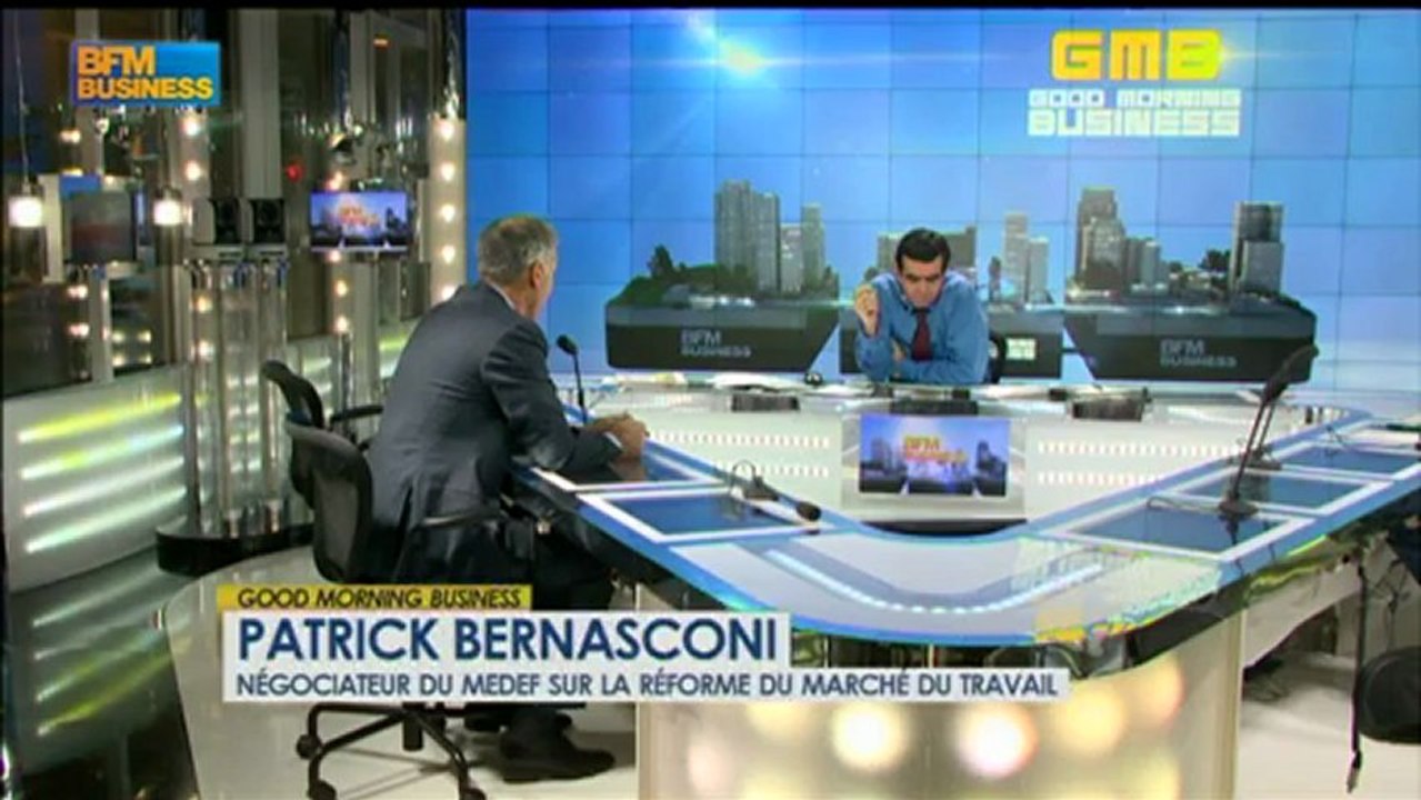 L'accord compétitivité emplois : Patrick Bernasconi - 14 janvier - BFM : Good Morning Business