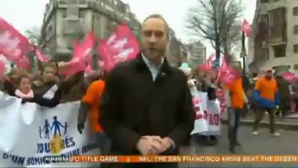 Mass rally against gay marriage held in Paris