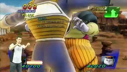 Dragon Ball Z Kinect - Gameplay #2 - Un combat en vidéo maison