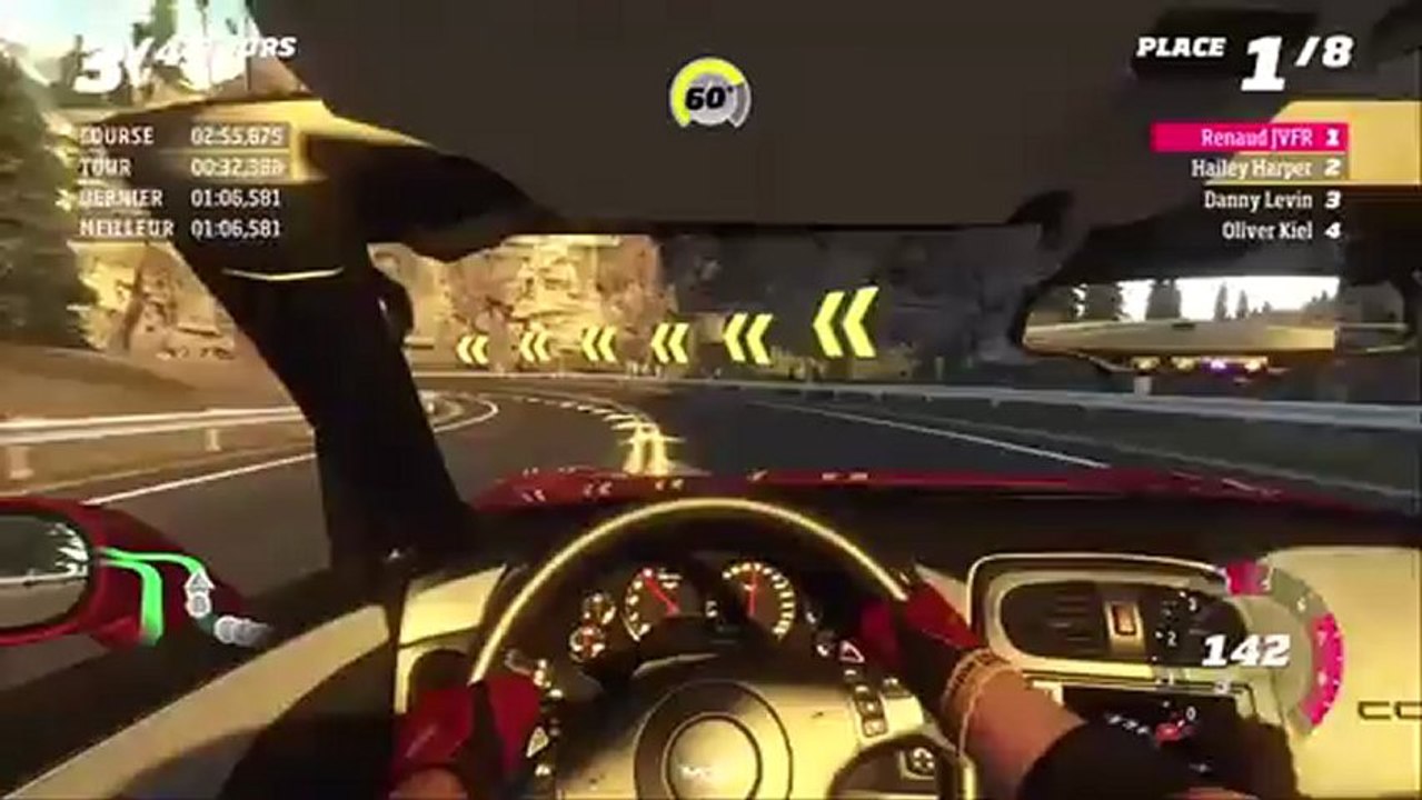 Forza Horizon - Gameplay #7 - Vue intérieure et volant (Corvette)