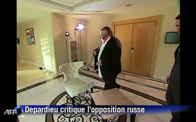 Depardieu critique l'opposition russe et fait l'éloge de Poutine