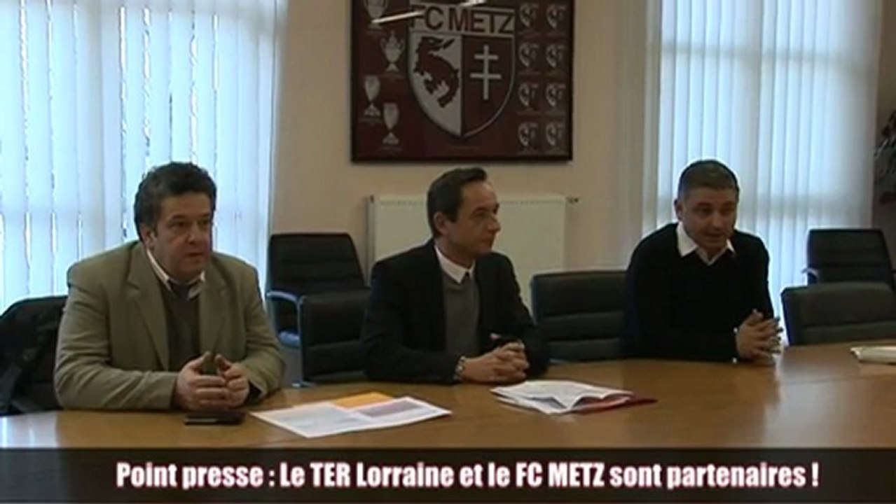Le TER Lorraine et le FC METZ deviennent partenaires et lancent de nouveaux produits de transport pour les Lorrains