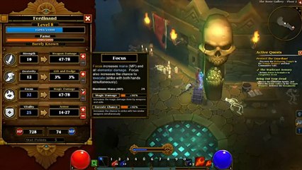 Torchlight 2 - Gameplay #5 - Nos premiers pas...