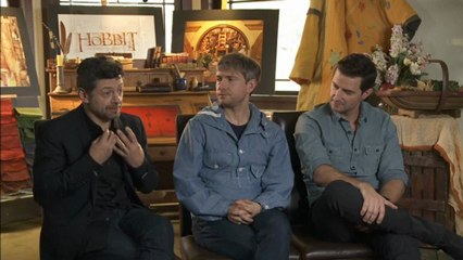 THE HOBBIT: Interviews (M. Freeman, R. Armitage, A. Serkis)