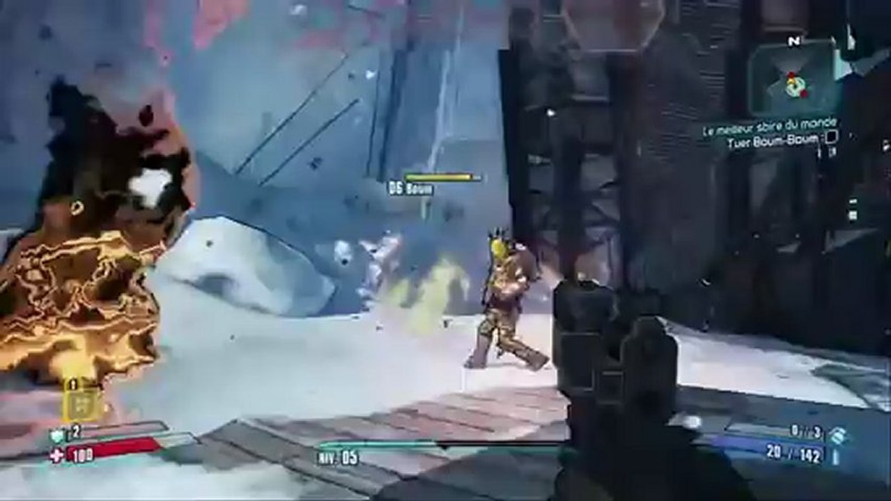 Borderlands 2 - Gameplay #4 - Début de l'aventure sur Xbox 360