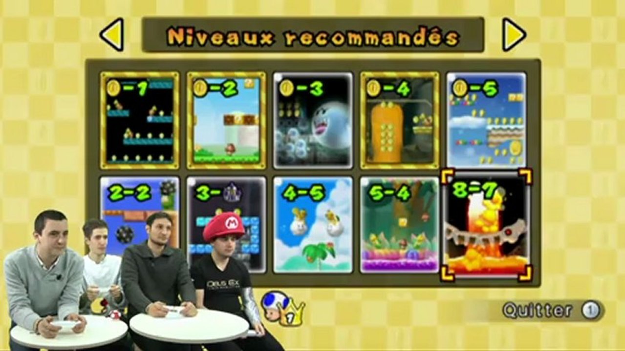 Défis de la rédaction - Défi #12 Saison 3 : Damien et Virgile sur New Super Mario Bros Wii
