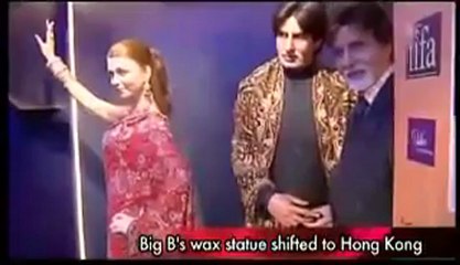Big Bs wax statue Shifted to Hong Kong.mp4