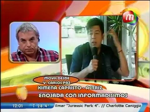 Ximena Capristo se enoja y abandona el móvil-pronto.com.ar