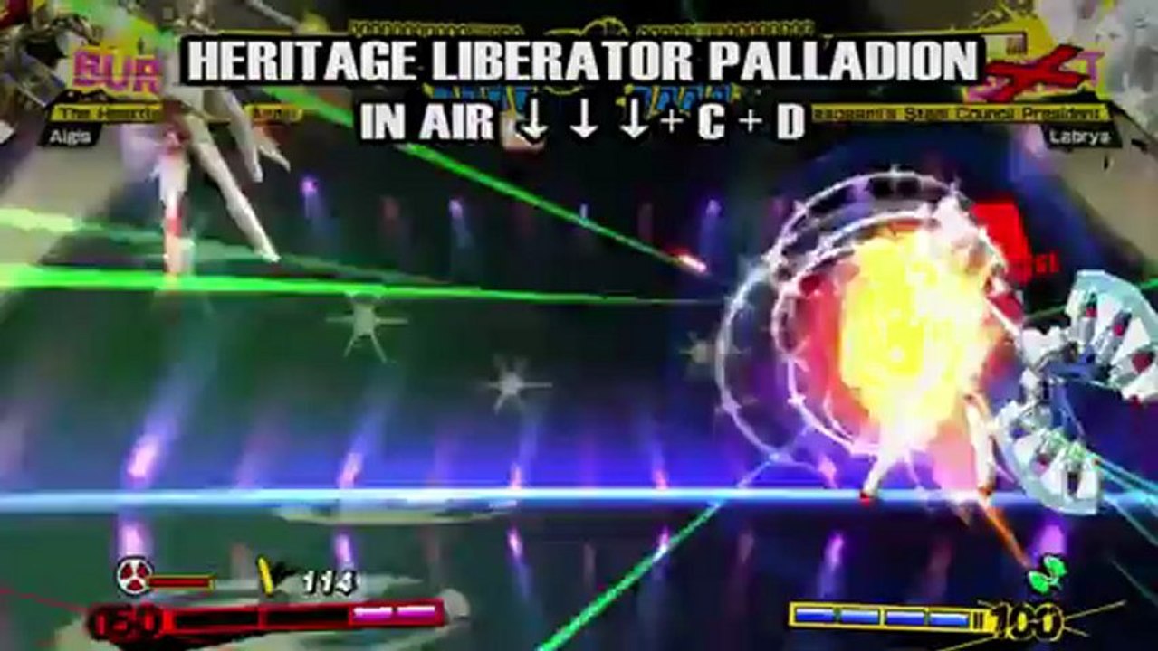 Persona 4 Arena - Gameplay #10 - Les coups de Aigis