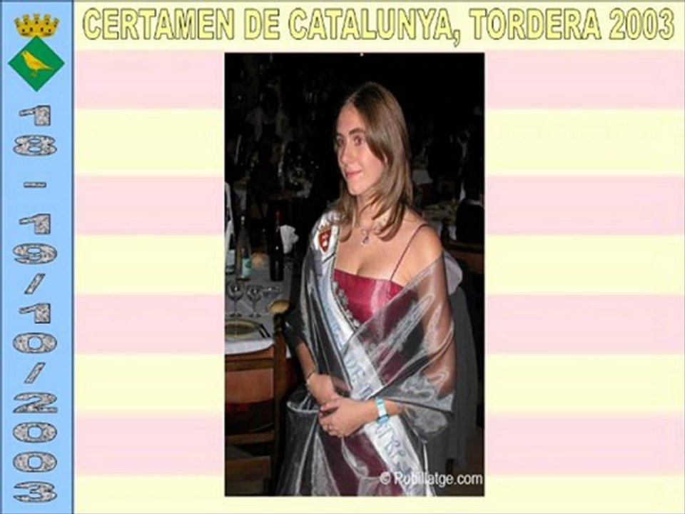 Certamen de Catalunya, Tordera 2003  (Sopar de Gala 1aª part)