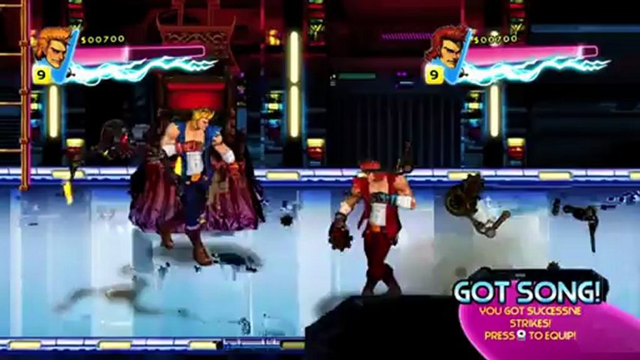 Double Dragon : Neon - Bande-annonce #1 - Quelques phases de jeu