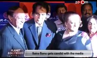 Dilip Kumar & Saira Banu at an event.mp4