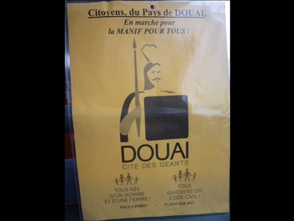 La Manif pour Tous avec DOUAI, le 13/01/2013 à PARIS (Pl. Italie)