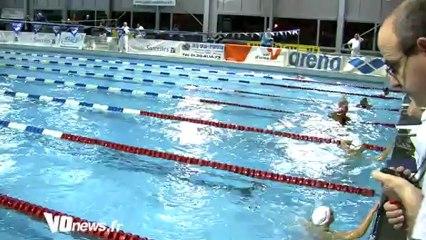 Les médailles des J.O dans la piscine de Sarcelles