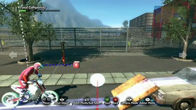 Trials Evolution - Gameplay #6 - La caméra en jeu (editeur de tracé)